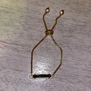 Kendra Scott Stan Gold Adjustable Chain Bracelet In Multicolor Drusy